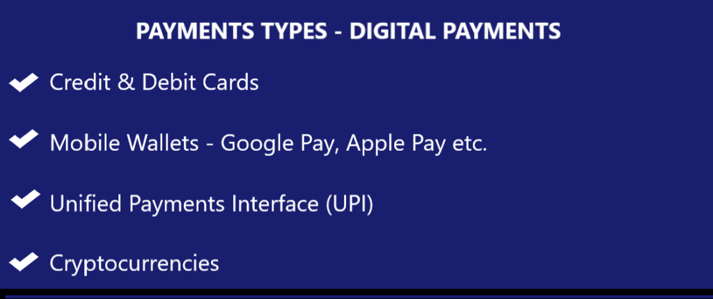 payments type digital